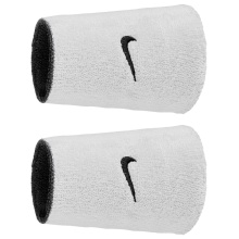 Nike Schweissband Swoosh Classic Reversible Doublewide Jumbo (Baumwollmix) 2025 schwarz/weiss - 2 Stück